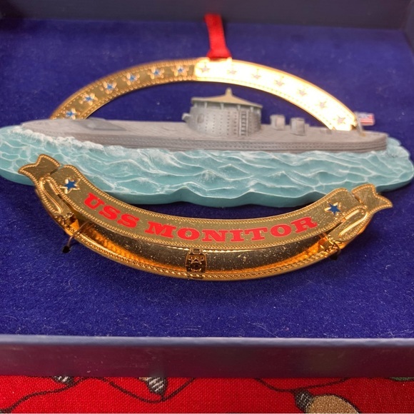 NWT USS Monitor Christmas Ornament. - Picture 6 of 14